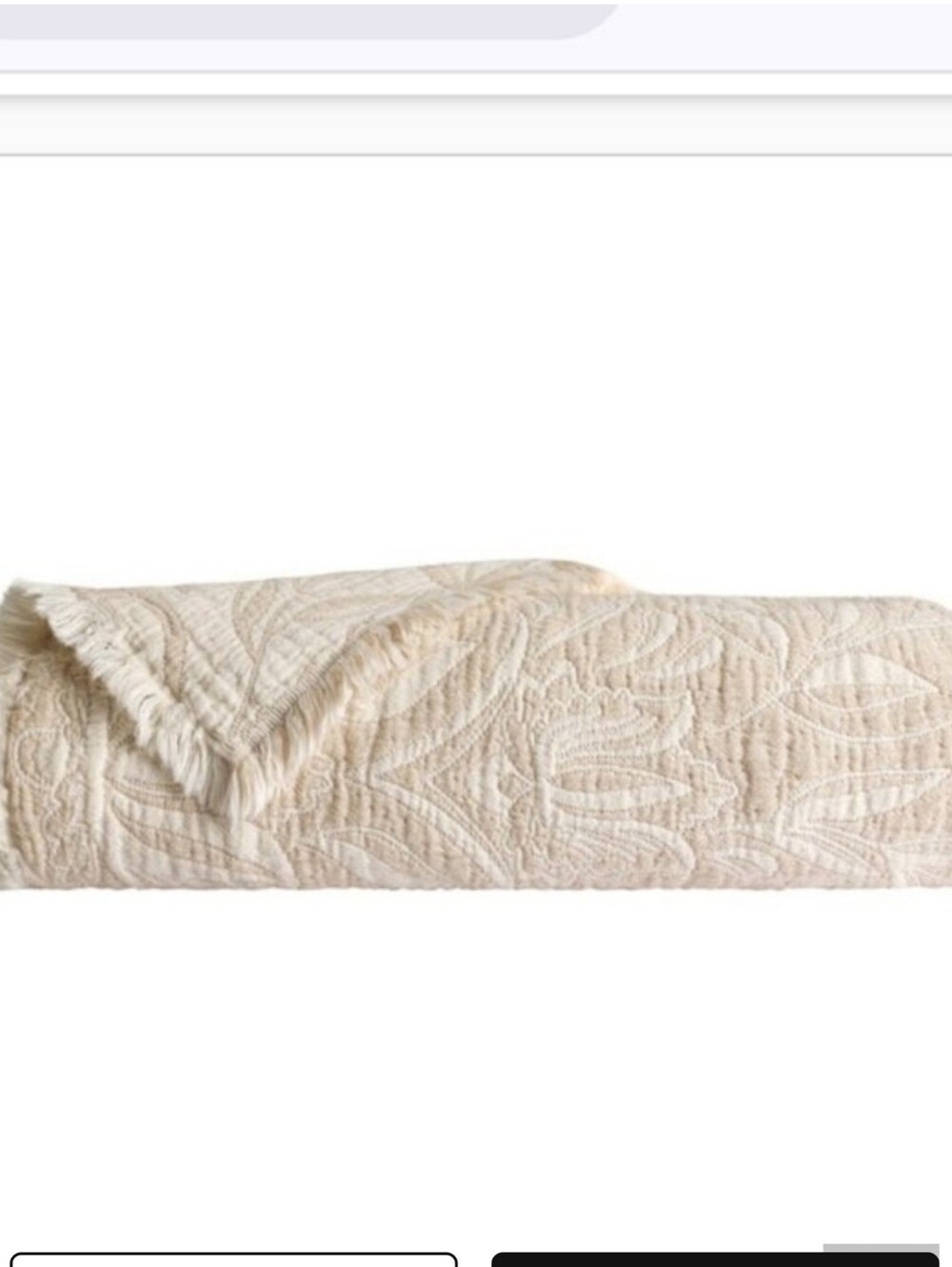 Reversible Cotton Throw Blanket 50x70, Brand New - Picture 6 of 12